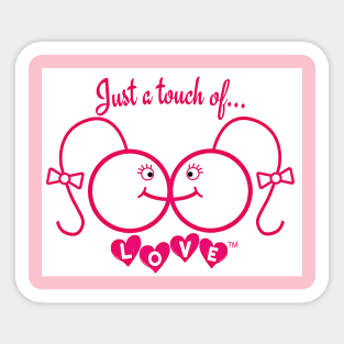 Just A Touch of LOVE - Females - Back Sticker